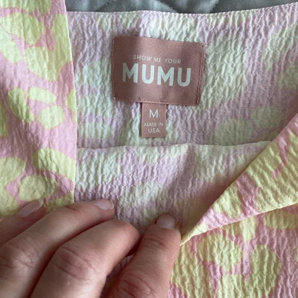 Show Me Your MuMu Lemonade Cheetah Pink & Yellow 2 piece Set (M) - Picture 4 of 5